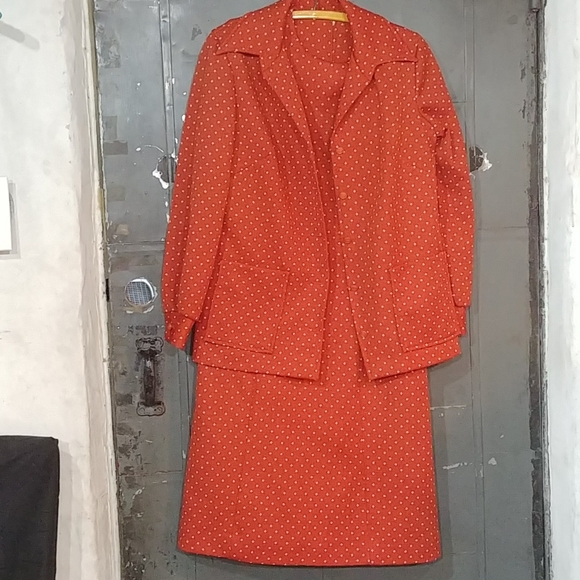 Vintage Pumpkin dress and jacket set - Picture 11 of 13